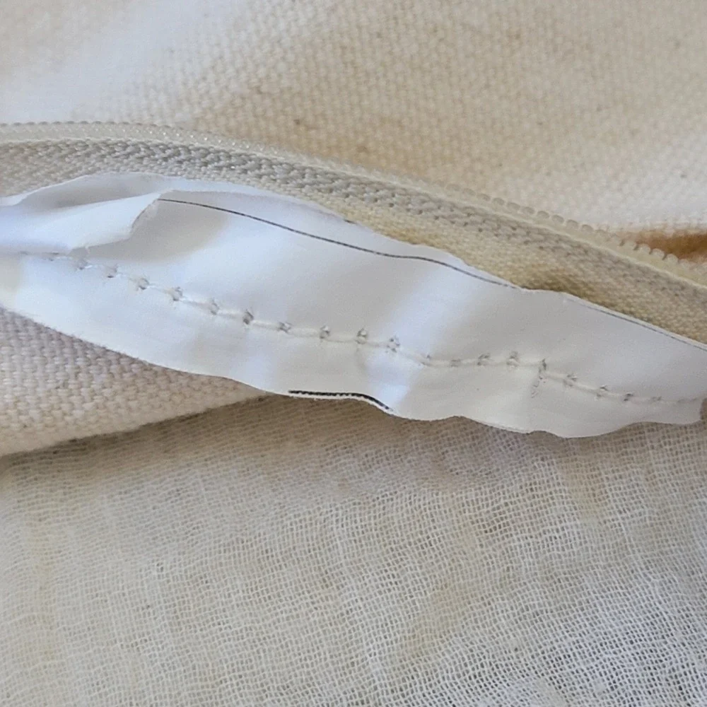 Magnolia Home Pillow‎ Cover 20 x 20 Neutral Striped Nubby Woven Textured Boho